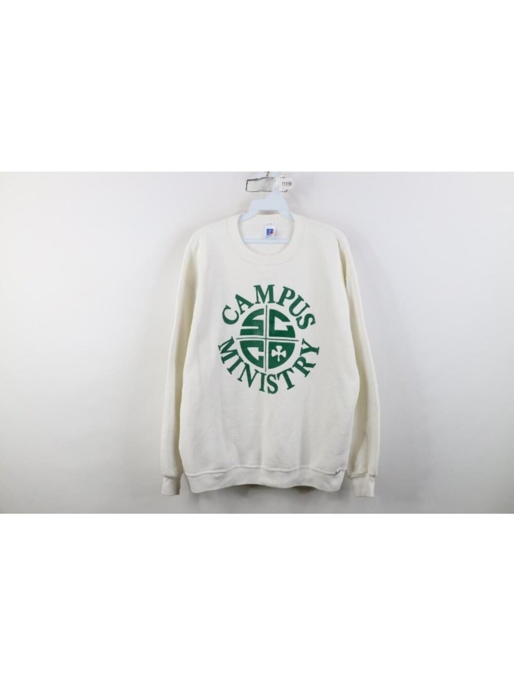 Vtg 80s 90s Russell Athletic Mens XL Campus Ministry Christian Sweatshirt USA